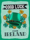Holzschild 40x30 cm Good Luck From Ireland Europa