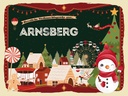 Holzschild 30x40 cm Weihnachtsgrüße aus ARNSBERG Weihnachten