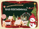 Holzschild 30x40 cm Weihnachtsgrüße aus Bad Reichenhall Weihnachten
