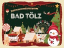 Holzschild 30x40 cm Weihnachtsgrüße aus Bad Tölz Weihnachten