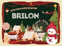 Holzschild 30x40 cm Weihnachtsgrüße aus BRILON Weihnachten