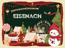 Holzschild 30x40 cm Weihnachtsgrüße aus Eisenach Weihnachten