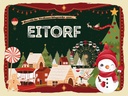 Holzschild 30x40 cm Weihnachtsgrüße aus EITORF Weihnachten