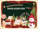Holzschild 30x40 cm Weihnachtsgrüße aus Engelskirchen Weihnachten