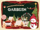 Holzschild 30x40 cm Weihnachtsgrüße aus GARBSEN Weihnachten