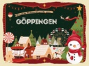 Holzschild 30x40 cm Weihnachtsgrüße aus Göppingen Weihnachten