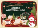 Holzschild 30x40 cm Weihnachtsgrüße aus Königsbrunn bei Augsburg Weihnachten