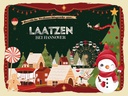 Holzschild 30x40 cm Weihnachtsgrüße aus LAATZEN BEI HANNOVER Weihnachten