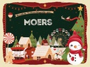Holzschild 30x40 cm Weihnachtsgrüße aus Moers Weihnachten Fest