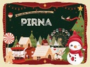 Holzschild 30x40 cm Weihnachten Grüße PIRNA Fest