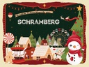 Holzschild 30x40 cm Weihnachten Grüße SCHRAMBERG