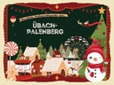 Holzschild 30x40 cm Weihnachten Grüße ÜBACH-PALENBERG
