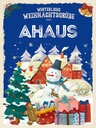 Holzschild 40x30 cm Weihnachtsgrüße aus AHAUS