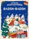 Holzschild 40x30 cm Weihnachtsgrüße aus BADEN-BADEN