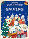 Holzschild 40x30 cm Weihnachtsgrüße aus GAUTING