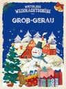 Holzschild 40x30 cm Weihnachtsgrüße GROß-GERAU