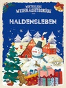 Holzschild 40x30 cm Weihnachtsgrüße HALDENSLEBEN
