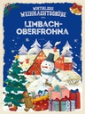 Holzschild 40x30 cm Weihnachtsgrüße LIMBACH-OBERFROHNA