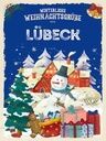 Holzschild 40x30 cm Weihnachtsgrüße aus LÜBECK