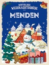 Holzschild 40x30 cm Weihnachtsgrüße aus MENDEN