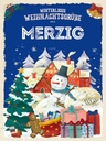 Holzschild 40x30 cm Weihnachtsgrüße MERZIG Fest