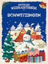Holzschild 40x30 cm Weihnachtsgrüße SCHWRTZINGEN