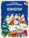 Holzschild 40x30 cm Weihnachtsgrüße aus SINGEN