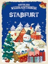 Holzschild 40x30 cm Weihnachtsgrüße STAßFURT