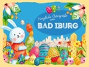 Holzschild 30x40 cm Ostern Ostergrüße BAD IBURG