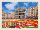 Holzschild 30x40 cm Brüssel Belgien Grand Place Bildmotiv Reisemotiv Abenteuer Reisen