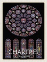 Holzschild 40x30 cm Chartres Frankreich Kathedrale