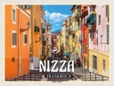Holzschild 30x40 cm Nizza Frankreich Altstadt von Nizza