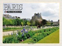 Holzschild 30x40 cm Paris Frankreich Jardin des Tuileries Park