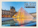 Holzschild 30x40 cm Paris Frankreich Louvre Museum