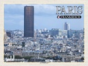 Holzschild 30x40 cm Paris Frankreich Montparnasse Hochhaus
