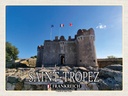 Holzschild 30x40 cm Saint-Tropez Frankreich Citadelle