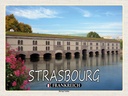 Holzschild 30x40 cm Strasbourg Frankreich Barrage Vauban