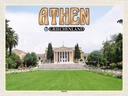 Holzschild 30x40 cm Athen Griechenland Zappeion Kongress Bildmotiv Reisemotiv Abenteuer Reisen