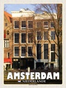 Holzschild 40x30 cm Amsterdam Niederlande Anne-Frank-Haus Bildmotiv Reisemotiv Abenteuer Reisen