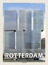 Holzschild 40x30 cm Rotterdam Niederlande De Bildmotiv Reisemotiv Abenteuer Reisen