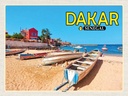 Holzschild 30x40 cm Dakar Senegal Strand Meer Urlaub Bildmotiv Reisemotiv Abenteuer Reisen