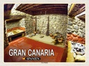Holzschild 30x40 cm Gran Canaria Spanien Cueva Pintada Höhle Bildmotiv Reisemotiv Abenteuer Reisen