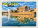 Holzschild 30x40 cm Mallorca Spanien La Seu Palma Kathedrale Bildmotiv Reisemotiv Abenteuer Reisen