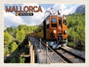 Holzschild 30x40 cm Mallorca Spanien Roter Blitz Tren Sóller Bildmotiv Reisemotiv Abenteuer Reisen