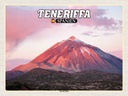 Holzschild 30x40 cm Teneriffa Spanien Pico del Teide Berg Bildmotiv Reisemotiv Abenteuer Reisen