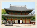 Holzschild 30x40 cm Seoul Südkorea Changdeokgung Palace Bildmotiv Reisemotiv Abenteuer Reisen