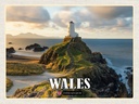 Holzschild 30x40 cm Wales United Kingdom Anglesey Insel Meer Bildmotiv Reisemotiv Abenteuer Reisen