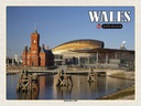 Holzschild 30x40 cm Wales United Kingdom Hauptstadt Cardiff Bildmotiv Reisemotiv Abenteuer Reisen