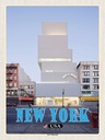 Holzschild 40x30 cm New York USA Museum Bildmotiv Reisemotiv Abenteuer Reisen