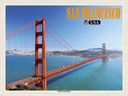 Holzschild 30x40 cm San Francisco USA Golden Gate Bridge Bildmotiv Reisemotiv Abenteuer Reisen